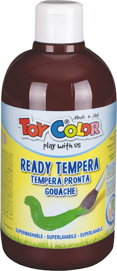 Toy Color Ready Tempera Farben Braun in Flasche 500ml 1Stück