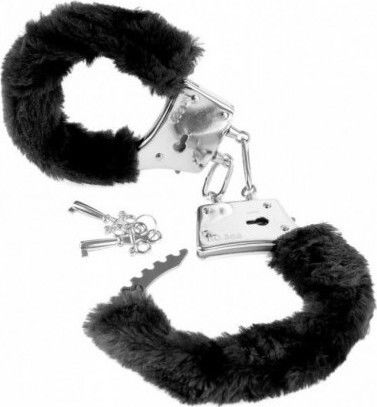 Pipedream Fetish Fantasy Series - Beginner's Furry Cuffs Χειροπέδες σε Μαύρο Χρώμα
