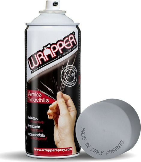 Wrapper Σπρέι Προστατευτικού Φιλμ Ασημί 400ml