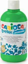 Carioca Tempera Τέμπερα Ζωγραφικής Bright Green σε Μπουκάλι 500ml