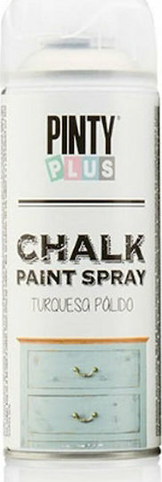 Pinty Plus Chalk Finish Chalk Paint Spray Pale Turquoise 400ml CK796