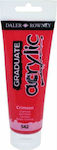 Daler Rowney Graduate Acrylic 120ml Crimson 542