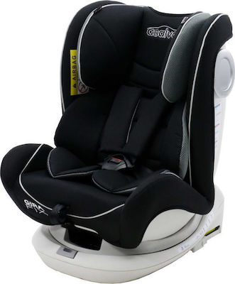 Asalvo Καθισματάκι Αυτοκινήτου GiraFix 0-36 kg με Isofix Black