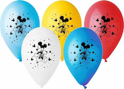 printed latex balloon Mickey Mouse 27cm -12" inchesColours: red, white, yellow, blue, light blue