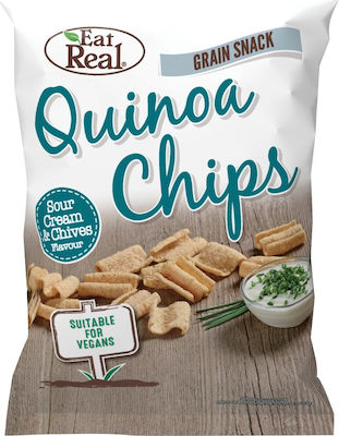 Eat Real Chips Quinoa with Flavour Sour Cream Gluten Free 80gr 1pcs