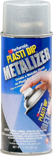 Plasti Dip Σπρέι Προστατευτικού Φιλμ Metalizer με Μεταλλικό Εφέ Bright Aluminum 400ml