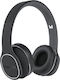 Kruger & Matz Soul 2 Ασύρματα Bluetooth On Ear Ακουστικά με 22 ώρες Λειτουργίας Μαύρα