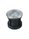 Geyer Spot De Podea LED 6W Cu Lumină Alb Cald IP68 Argintiu