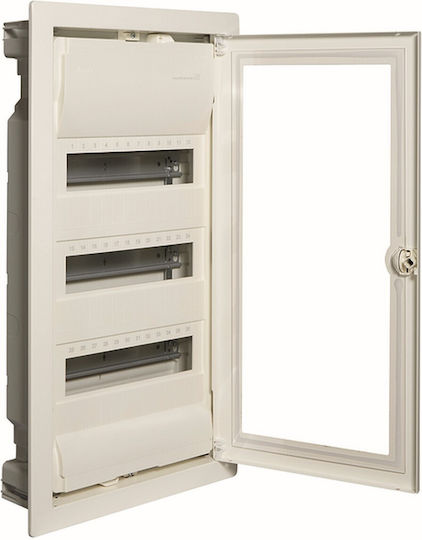 Hager Volta Walled 12-Elements Fuse Box with 3 Rows W348xH630xD90mm