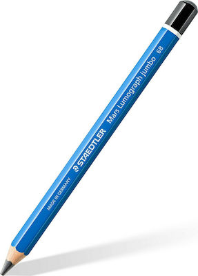 Staedtler Mars Lumograph 100 Jumbo Bleistift 6B Blau