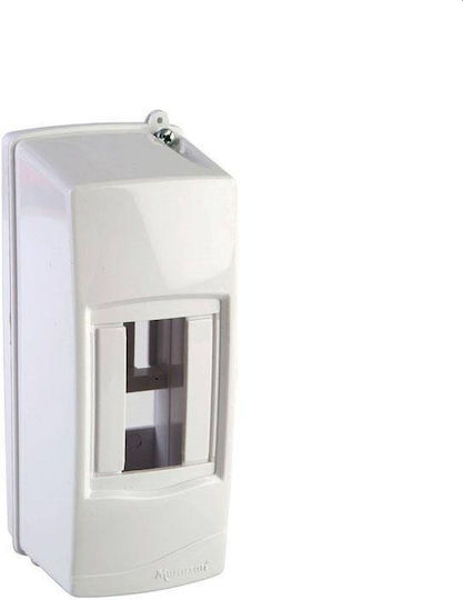 Eurolamp Wall mounted 2-Elements Fuse Box with 1 Row W50xH125xD60mm