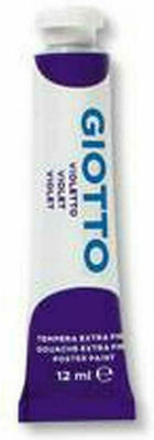 Giotto Tempera Tempera Colour Paint Tube 12ml Purple