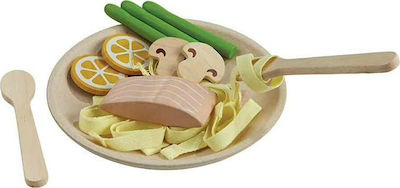 Plan Toys Cooking Toy / Kitchen Utensils Μακαρόνια made of Wood for 2+ Years Old