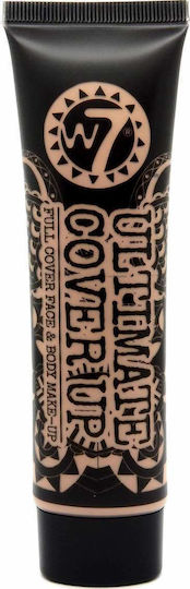 W7 Cosmetics Ultimate Cover Up Face & Body Liquid Foundation 11 75ml