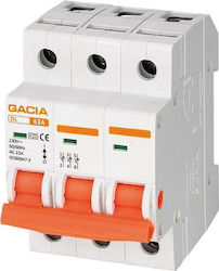 Gacia 3-Poles General Use Panel Push Button Switch 400V 40A