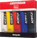 Royal Talens Amsterdam All Acrylics Standard Σετ Ακρυλικά Χρώματα Ζωγραφικής 120ml 5τμχ