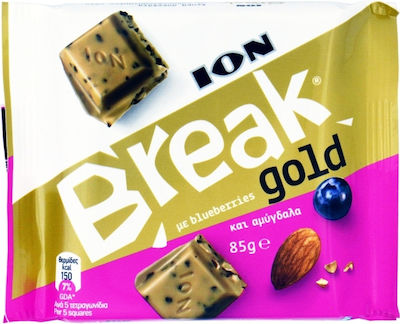 ION Break Σοκολάτα Γάλακτος με Mύρτιλα & Aμύγδαλα 85gr | Skroutz.gr