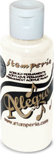 Stamperia Allegro Acrylic Paint Set in White color Titanium White 59ml 1pcs
