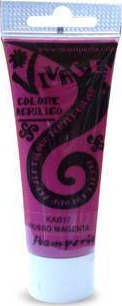 Stamperia Vivace Set Culori Acrilice Pictură în culoarea Fuchsia Roșu Magenta 60ml 1buc