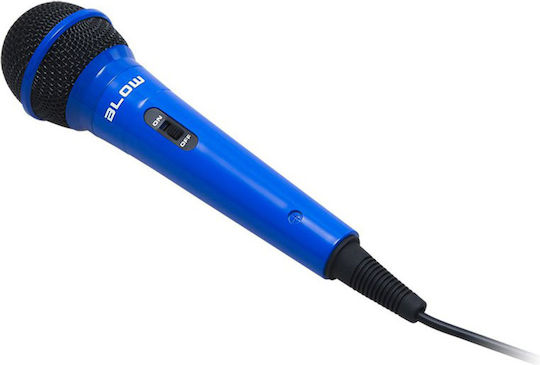 Blow PRM202 Δυναμικό Микрофон 6.35mm Ръчно изработено за Вокали в Blue Цвят