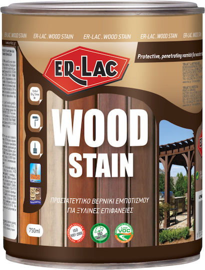 ER-LAC Wood Stain Пропитка 1012 Махагон Сатен 2.5лт