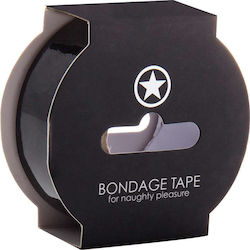 Shots Ouch Non Sticky Bondage Tape Ταινία Δεσίματος σε Μαύρο Χρώμα