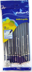 Pelikan Graphite Set de 12 Creioane HB Albastru 24400015