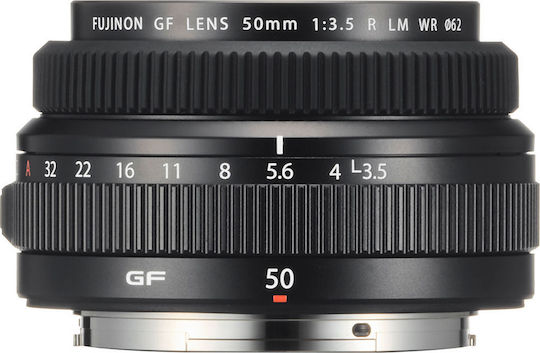 Mittelformat Kameraobjektiv GF 50mm f/3.5 R LM WR Standard / Pfannkuchen für  G Mount Black