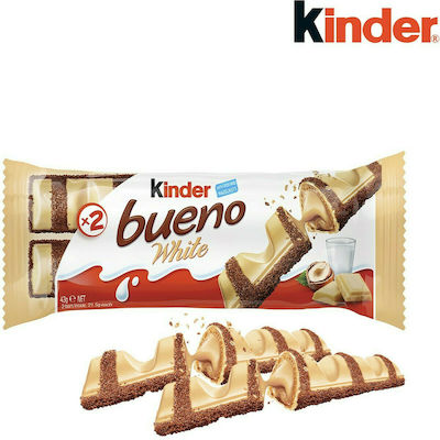 Kinder Bueno Chocolate White praline 39gr 1pcs