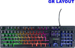 Lamtech Tastatură de Gaming cu iluminare RGB Negru