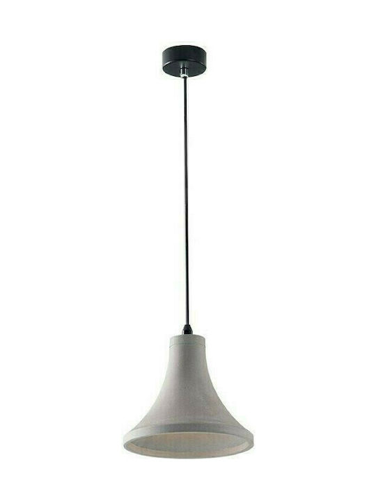 Fan Europe Kruk Ando Pendant Light Single-Light for Socket E27 Gray