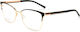 Ana Hickmann Women's Metal Prescription Eyeglass Frame Black AH1364 09A