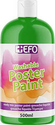 +Efo Poster Paint Tempera de Pictură Verzi în Sticlă 500ml 1buc 385507