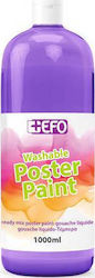 +Efo Poster Paint Tempera Farben Lila in Flasche 1000ml 1Stück 386511