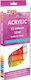 +Efo Acrylic Hobby & School Σετ Ακρυλικά Χρώματα Ζωγραφικής 12ml 12τμχ