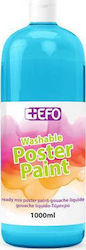 +Efo Poster Paint Tempera Farben Blau in Flasch...