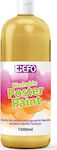 +Efo Poster Paint Tempera Colour Paint Bottle 1000ml Gold