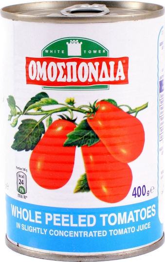 Omospondia Whole Peeled Tomatoes Peeled Tomato 400gr