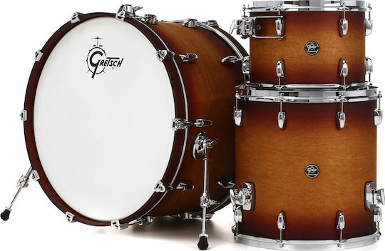 Gretsch Renown Maple 2016 3-piece Drum Set Satin Tobacco Burst
