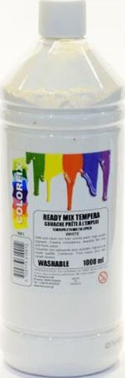 Colorfix Ready Mix Τέμπερα Ζωγραφικής Λευκή σε Μπουκάλι 1000ml