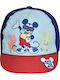 Stamion Παιδικό Καπέλο Jockey Υφασμάτινο Mickey Μπλε
