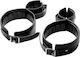 XR Strict Leather Thigh Cuff Restraint System Σετ για Δέσιμο Κορμού με Άκρα σε Μαύρο Χρώμα