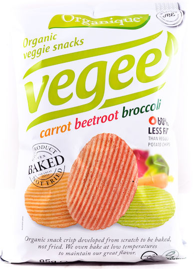 Organique Βιολογικά Chips με Γεύση Λαχανικών Χωρίς Γλουτένη 85gr