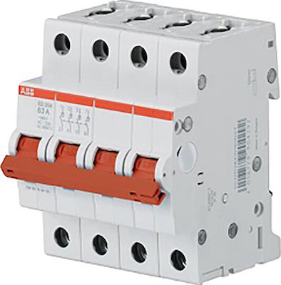 Abb SD204-40 Τετραπολικός Διακόπτης Ράγας 440V 40A