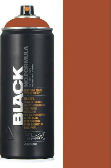 Montana Cans Spray Paint BLK with Matt Effect Hazle 400ml