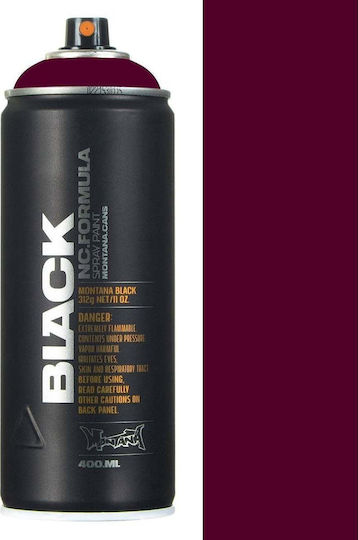 Montana Cans Спрей Боядисване BLK с Мат Ефект Winegum 400мл