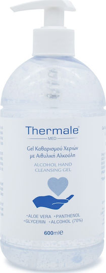 Thermale Med Antiseptic Hand Gel with Pump 600ml Natural