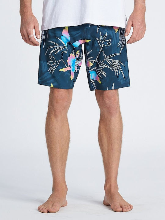 Sundays Airlite 19" Men's Swimwear Shorts Navy Blue with Patterns