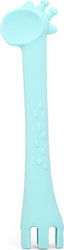 Kikka Boo Baby Spoon Giraffe made of Silicone Mint
