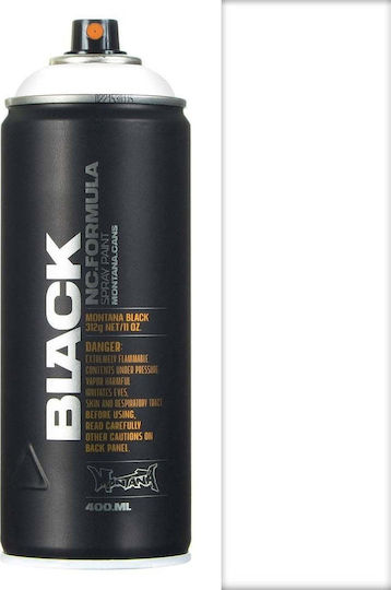Montana Cans Спрей Боядисване BLK с Мат Ефект Бял 400мл